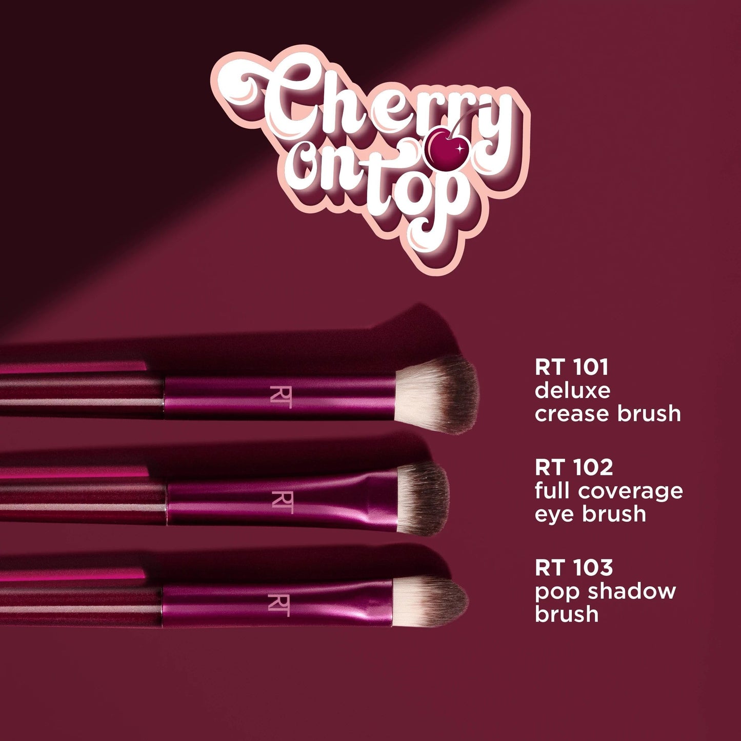Real Techniques Cherry On Top Mini Marshmallow Puff Trio, Mini Makeup Puffs For Concealer & Foundation, Spot Correcting & Blending, Dry Use Beauty Sponge, Travel Size, Vegan & Cruelty-Free, 3 Count