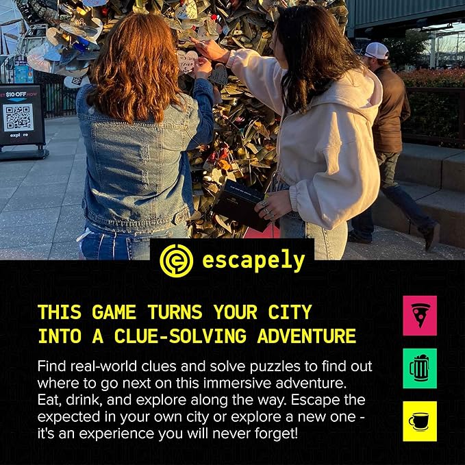 Philadelphia Outdoor Escape Room | Real City Scavenger Hunt | Gifts for Adults &amp Families | 1-6 Players 2-3 Hours 1.5 Miles Walking Distance