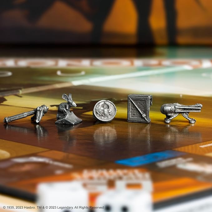 Monopoly: Dune | Play as The Ducal Ring Crysknife Gom Jabbar &amp More |Officially Licensed Collectible Game Based on The Movie Dune