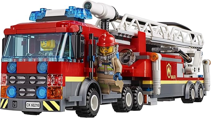LEGO City Downtown Fire Brigade 60216 Building Kit (943 Pieces)