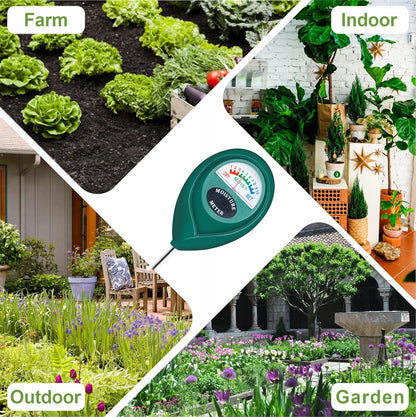 XLUX Soil Moisture Meter - Durable 304 Stainless Steel Probe for Instant Readings | Ideal for Indoor & Outdoor Plants