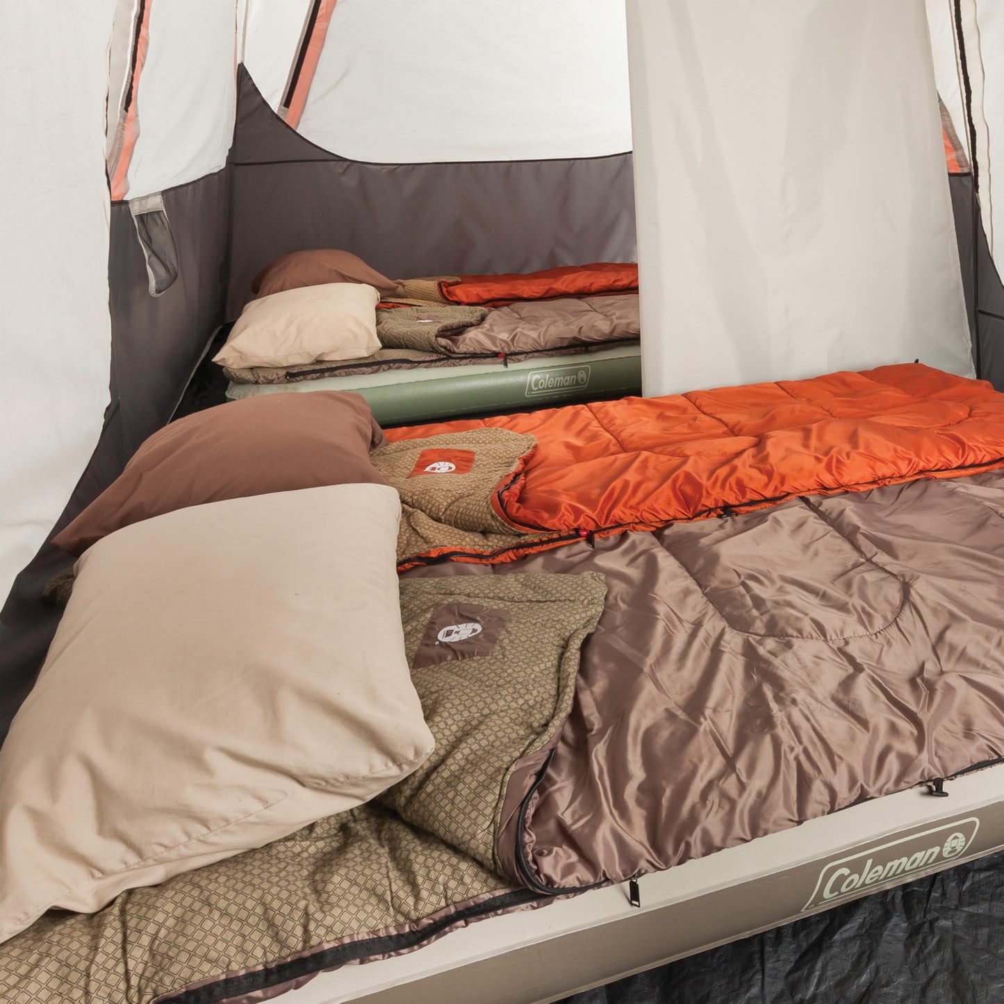 Coleman 6-Person WeatherMaster Camping Tent with Screened Porch, Weatherproof Tent with Screen Room, Rainfly & Carry Bag Included, Made Without PFAS Chemicals