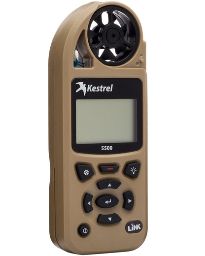 Kestrel 5500 Weather Meter with Link and Vane Mount, Tan