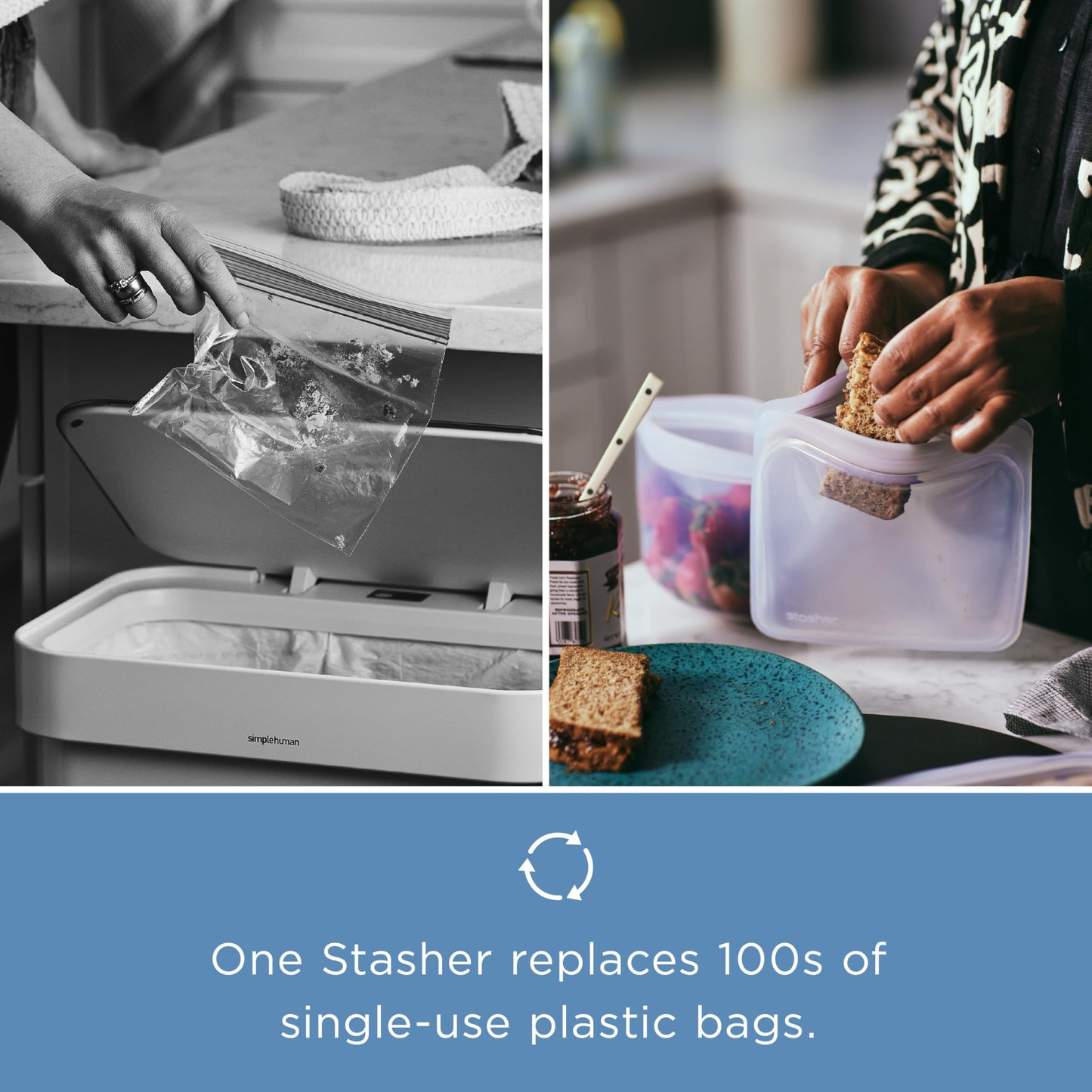 Stasher, Bag Reusable Quart