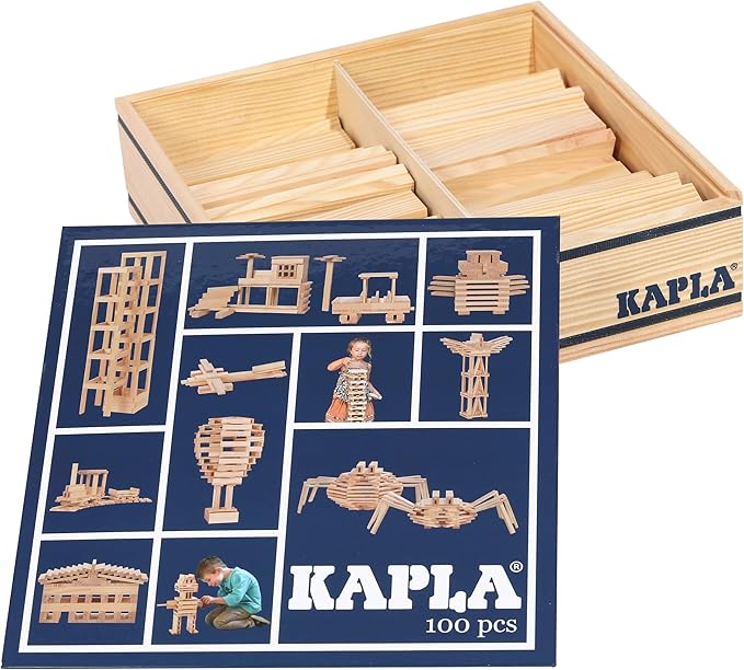 KAPLA Wooden Construction Set 100 Building Planks