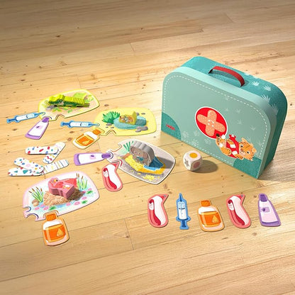 HABA My Very First Games - at The Vet Toddler Games &amp Veterinarian Playset for Kids Pretend Play Toys and Learning Toys for Toddlers 2-4 Years