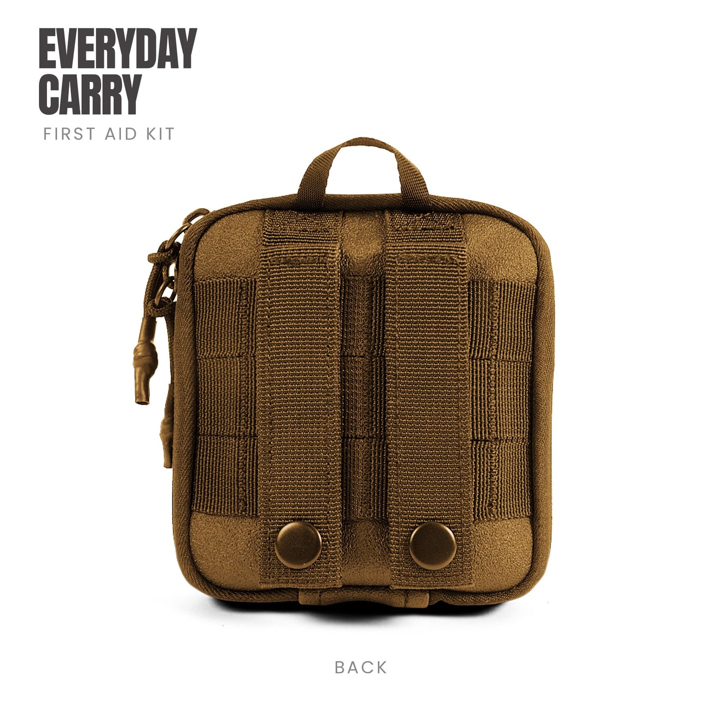 MY MEDIC Everyday Carry First Aid Kit - Emergency Survival Essentials, Medical Supplies & Accessories Bag for Travel Car, Home, Boat, Camper or Backpack - Coyote