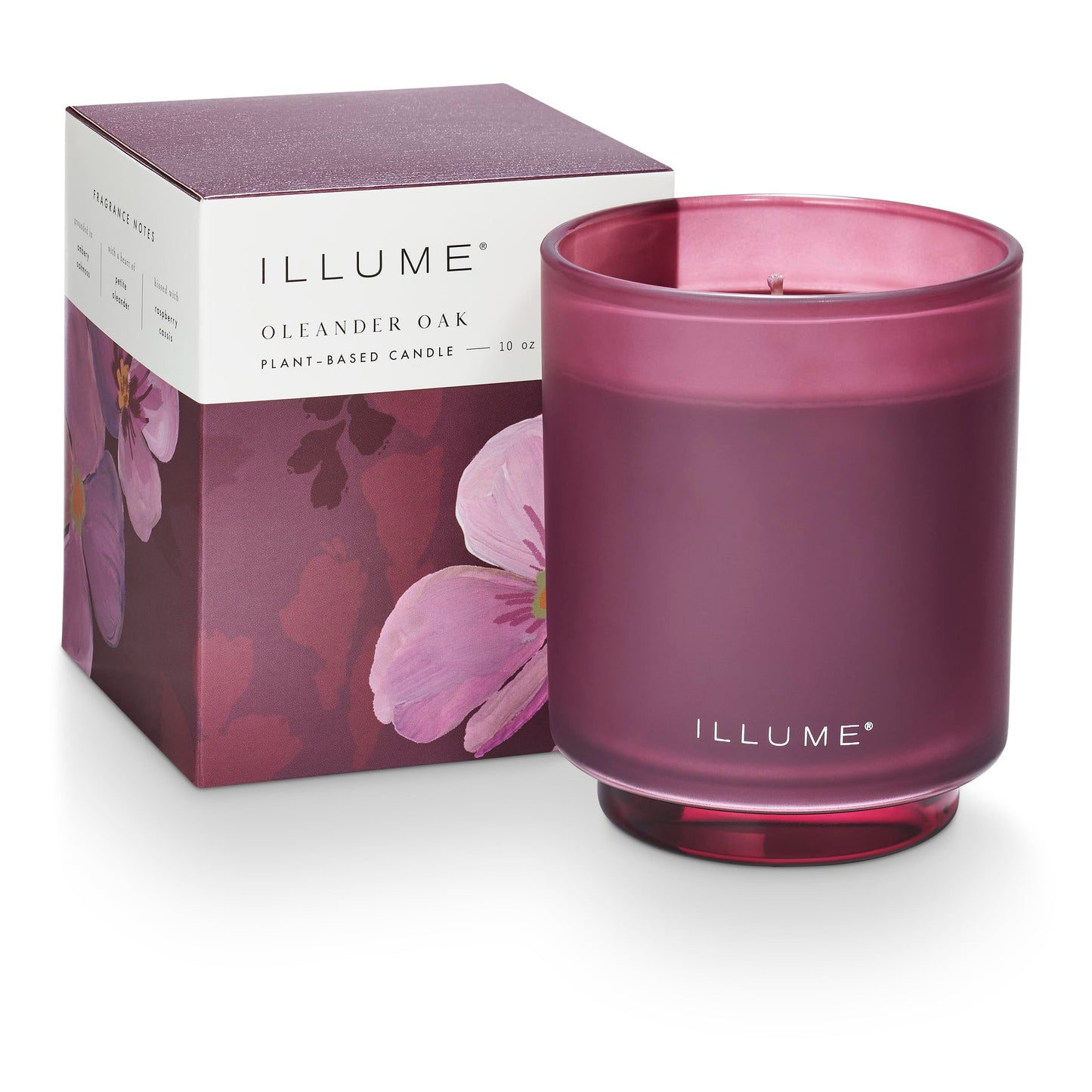 Illume Beautifully Done Oleander Oak Boxed Glass Scented Candle