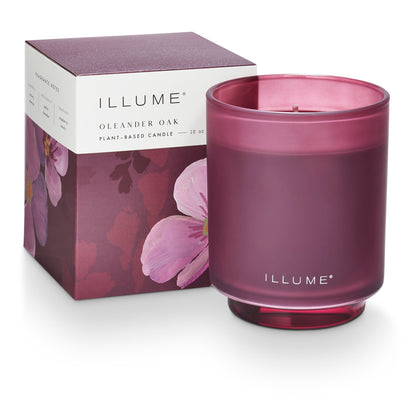 Illume Beautifully Done Oleander Oak Boxed Glass Scented Candle