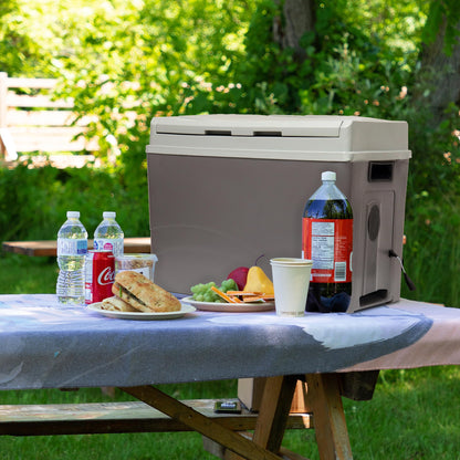 Koolatron 12V Iceless Cooler & Warmer – Portable Electric Cooler/Nevera Portátil Eléctrica for Car Truck Camper Boat, Hard Sided Mini Fridge for Camping Picnic Travel Lunch Food Drinks Office 40 qt