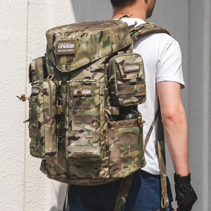 EXCELLENT ELITE SPANKER Tactical Military Backpack 35L Camping Hiking Backpack for Men and Women for Outdoor Hiking, Trekking, and Travel(Multicam)