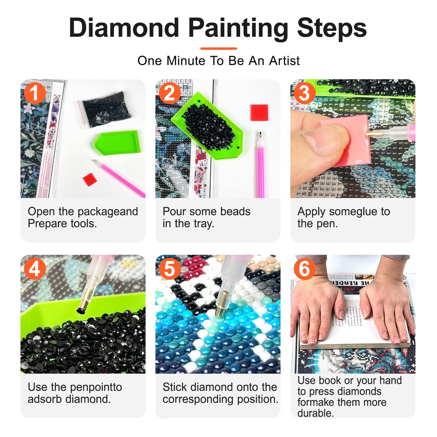 4 Pack Pink Coquette Bow Diamond Art Kits for Adults, 5D DIY Flower Diamond Painting Kits for Beginner, Diamond Dots Full Drill Crafts for Gem Art Dot Art Home Wall Decor for Teens Girls 12x16in