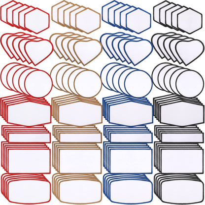 140 Pieces Sublimation Patches Blank Hat Patches Sublimation Patches Blank for Hats Hat Patches Blank Patches for Clothes Hat Dress Patch (Black, Blue, Red, Khaki)