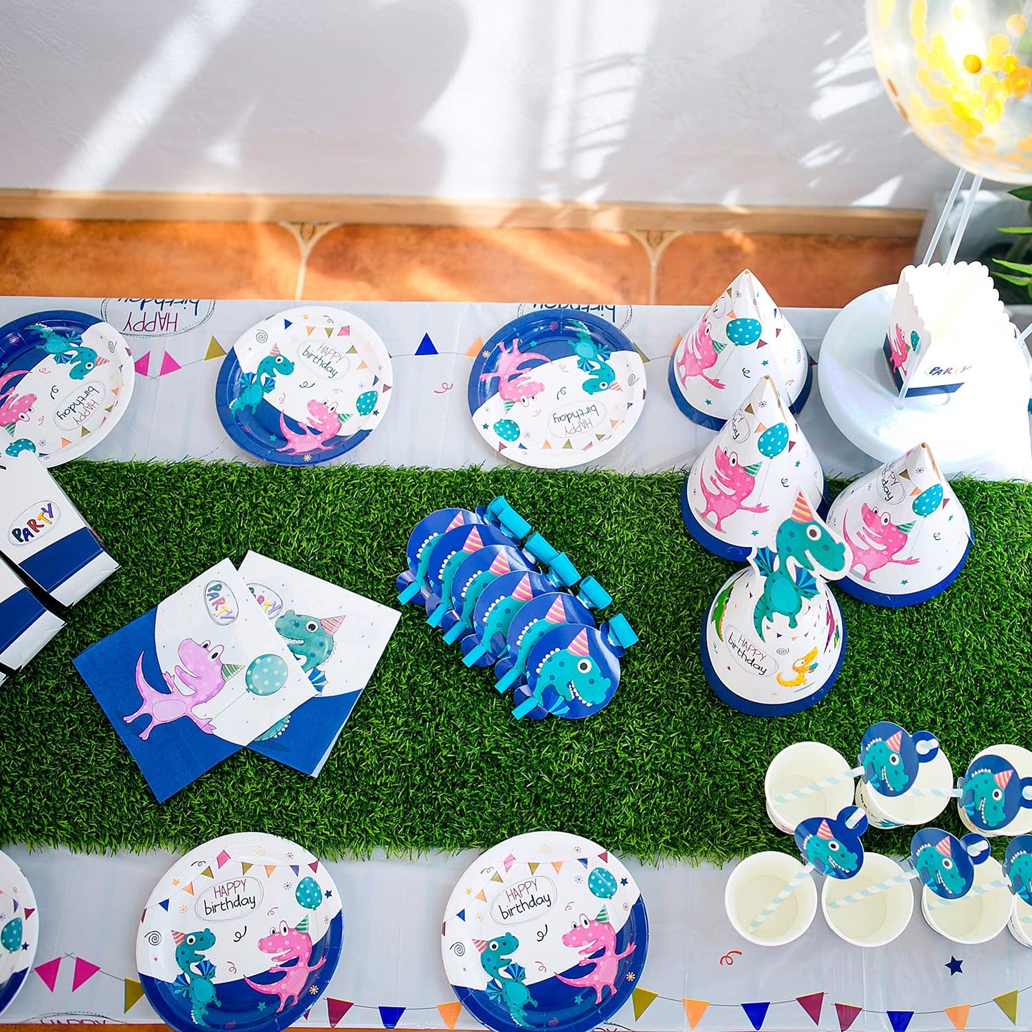 14" x 144" Artificial Grass Table Runner, Perfect for Parties, Birthdays, Restaurant Decoration, Bridal and Baby Showers, Spring, Fall Holidays, Receptions, Candy buffets, Dessert Tables, Wedding