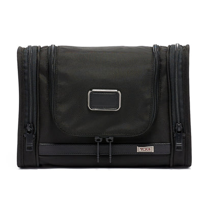 TUMI - Alpha Hanging Travel Kit - Toiletries and Cosmetics Organizer - Travel Essentials Bag with Hooks & Pockets - Black