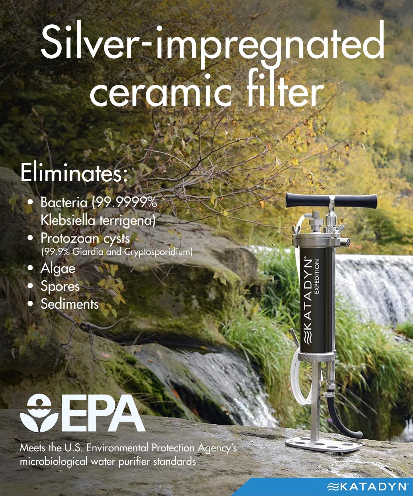 Katadyn KFT Expedition Water Filter , Silver