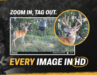 Moultrie Edge 3 PRO Cellular Trail Camera - 50MP Image Sensor - 1440p QHD Video with Audio - AI Buck Detection - GPS - 0.3s Trigger - No-Glow Flash