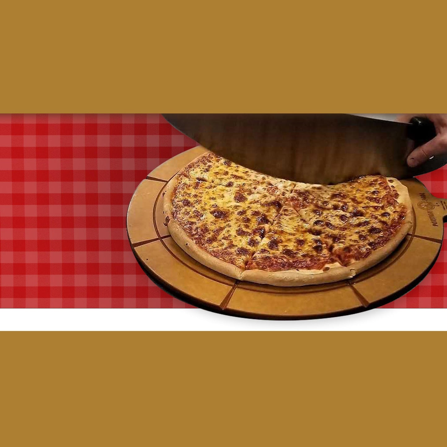 Portion PadL Single-Side Equal Slice Guide - 23” Diameter PadL for 20” Pizza, 6-Slice Portions - Pizza Cutting Board - 1/4” Thick NSF Composite - Ensures Accuracy, Consistency & Reduces Waste - USA