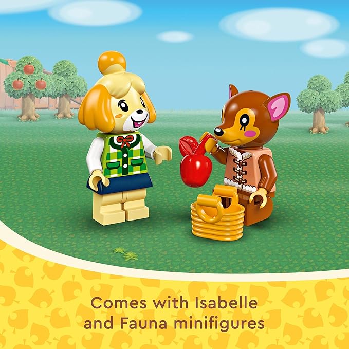 LEGO Animal Crossing Isabelle’s House Visit Buildable Creative Toy Set for Kids Includes Fauna and More Animal Crossing Toy Figures Video Game Birthday Gift for Girls and Boys Ages 6 and Up 77049