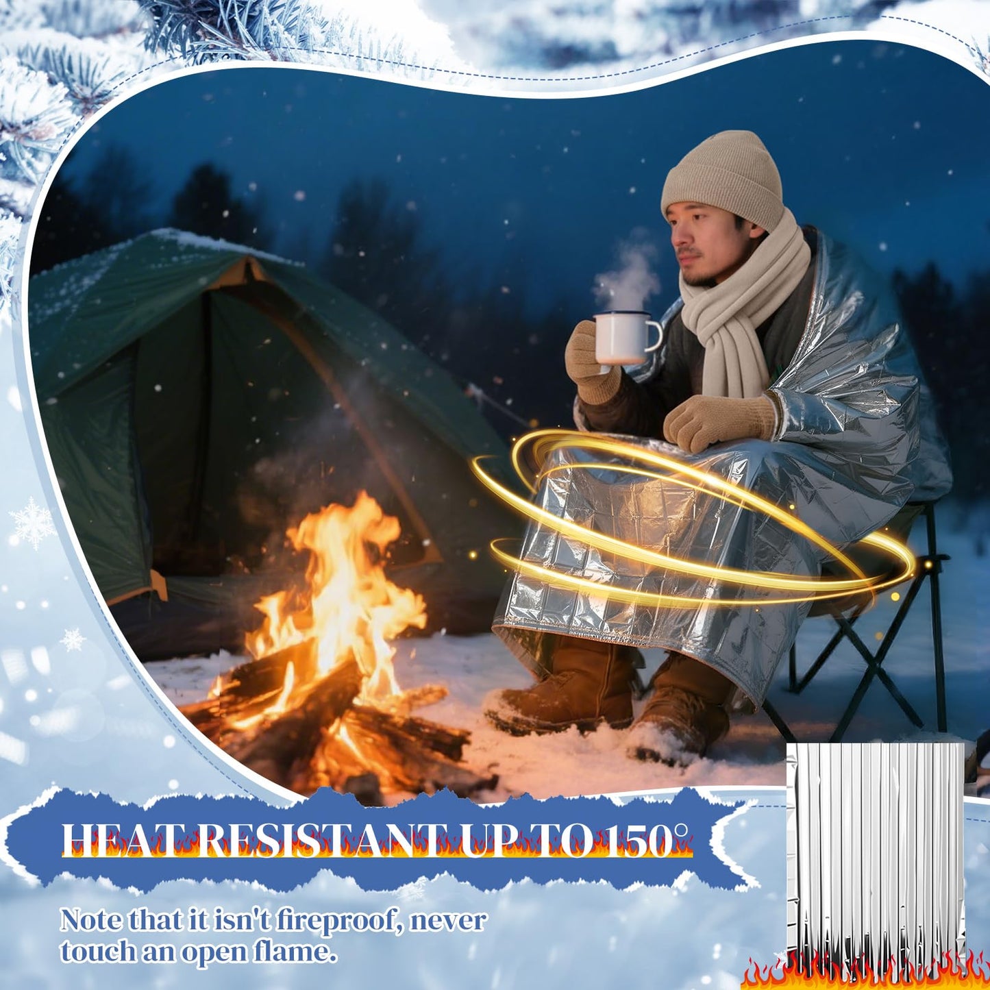 Suhine 200 Pcs 200/320 Pcs Winter Beanies Hat Glove Scarf Emergency Blanket Bulk Warm Homeless Care Package Supplies for Women Men (Soft Colors)