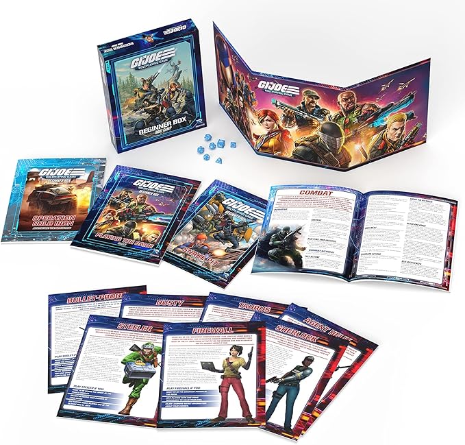 Renegade Game Studios G.I. Joe RPG Beginner Box - Boot Camp Tabletop Roleplaying Game Starter Set