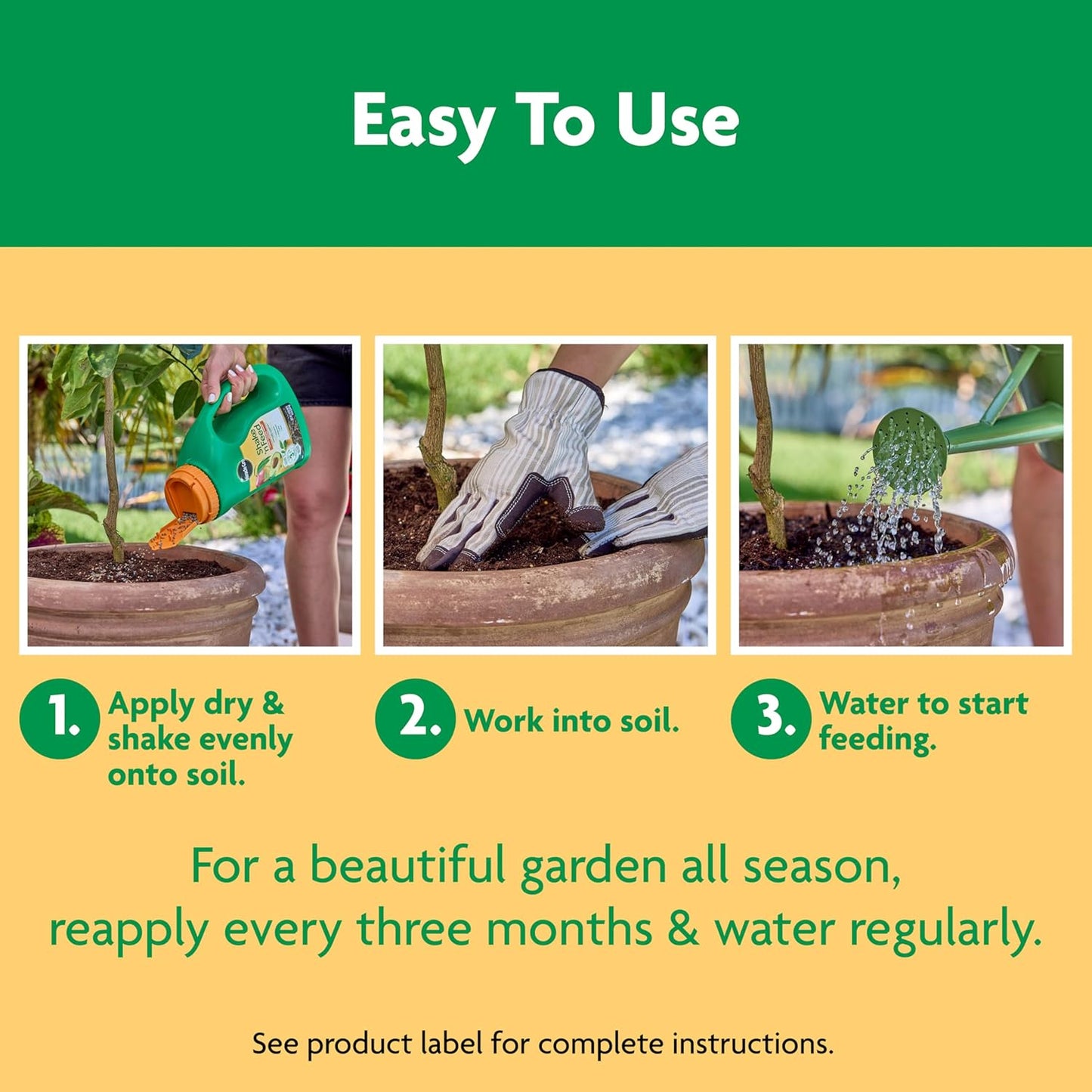 Miracle-Gro Shake 'N Feed Plant Food - Nourishing Citrus, Avocado & Mango Trees | 4.5 lbs