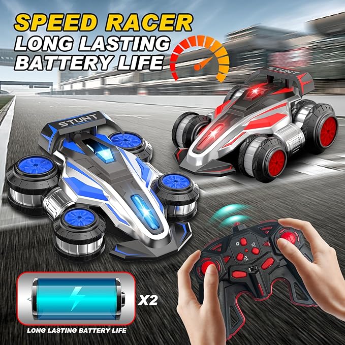 Remote Controlled Drift Stunt Car Light and Music RC Cars 360 ° Rotation Suspended Car 2.4G4WD Remote Control Cars Birthday Gift for Boys and Girls Aged 5-13