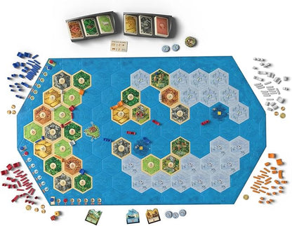CATAN Explorers &amp Pirates Board Game Expansion (6th Edition) Embark on New Adventures Strategy Game for Kids &amp Adults Ages 12+ 3-4 Players 90 Minute Playtime Made by Catan Studio