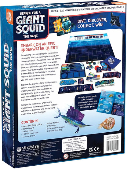MindWare Search for a Giant Squid: The Game - Based On The Popular Book for 2 to 4 Players
