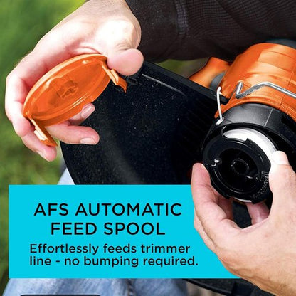 Black+Decker Trimmer Line Replacement Spool - Autofeed 30 ft, 0.065-Inch, 2-Pack