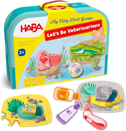 HABA My Very First Games - at The Vet Toddler Games &amp Veterinarian Playset for Kids Pretend Play Toys and Learning Toys for Toddlers 2-4 Years