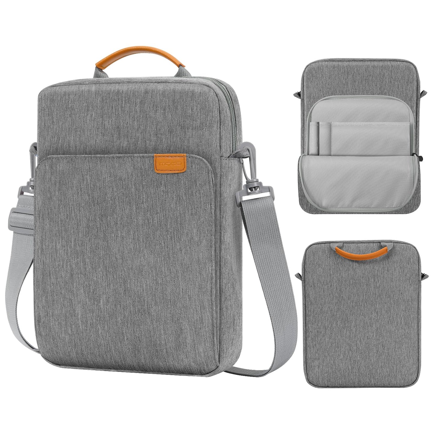 MoKo 15 Inch Laptop Sleeve Bag Fits MacBook Air 15" M2 2023, MacBook Pro 14" M2 2023, Galaxy Tab S9 Utra 14.6" 2023, Handle Carrying Case with Shoulder Strap, Indigo