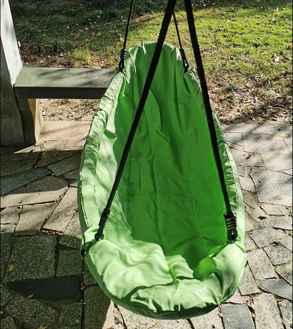 Large Boat Swing 66"-Hanging Hammock Lounger Platform Porch Tree Swing for Backyard Beach Park Playground Teens and Adult