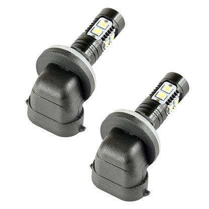 Caltric LED Headlight Bulbs for Polaris RZR S 800 (2009-2010) / RZR 800 EFI (2008-2010) - Tungsten