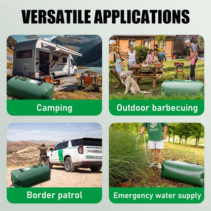 LATHEVEE Drinking Water Storage Bladder,25 Gallon Portable Water Bladder Tank, RV Water Tank, Can Be Used for Storing Drinking Water, Camping, Traveling, Wilderness Survival Patrols, Etc.