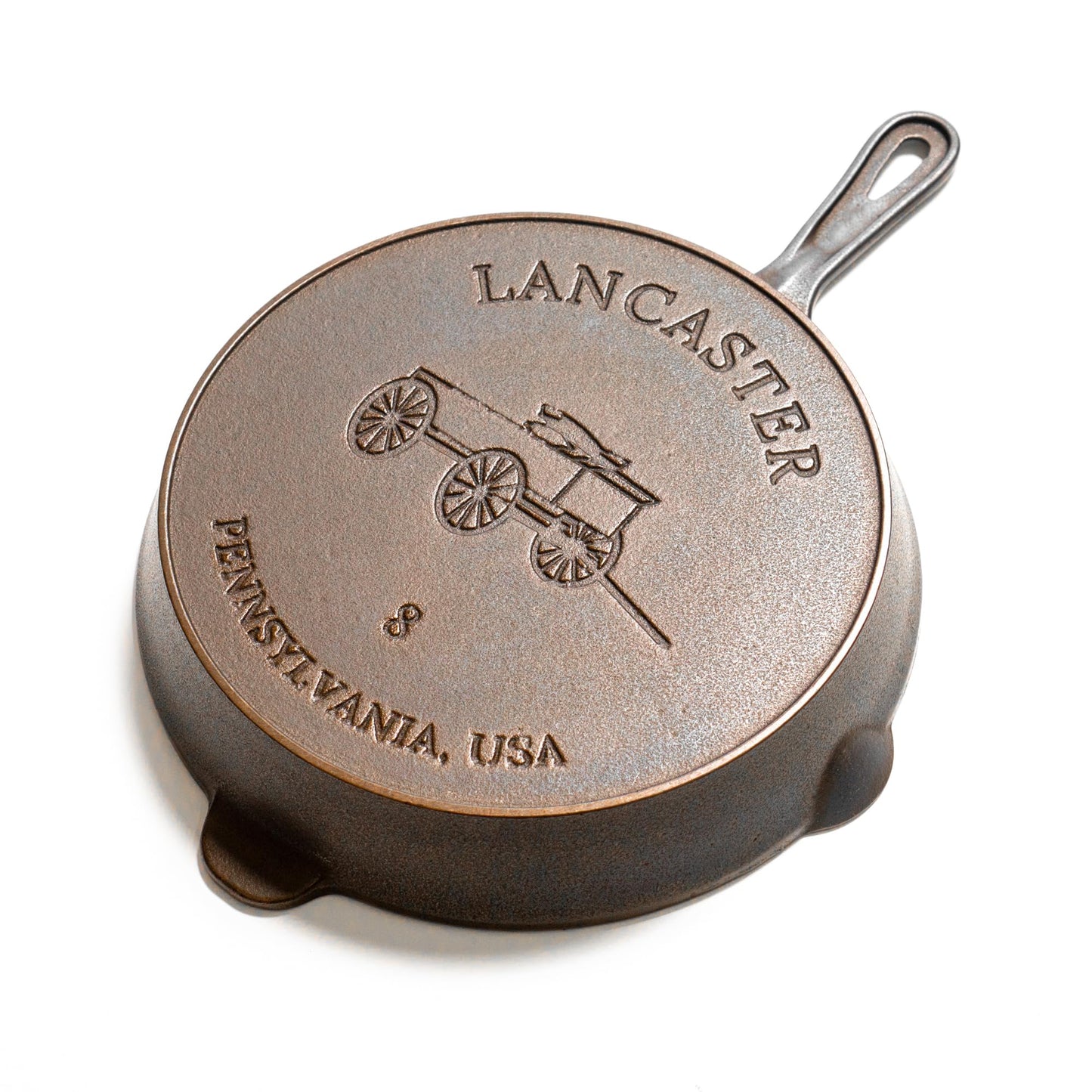 Lancaster Cast Iron Lightweight Cast Iron Skillet - 10.5” Pre-Seasoned Frying Pan Made in USA