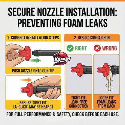 Kraken Bond Fastcoat Fire Rated Spray Foam Insulation Kit Closed Cell in a Can 240 sq ft (12x27.1 oz.) (R-Value 11.32 / 2in) - Spray Foam for Garage Door, Attic, Wall Gun & Cleaner Included, 12 Pack