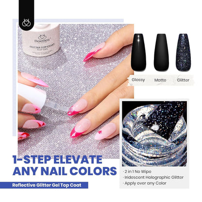 beetles Gel Polish 44pcs Fall Gel Nail Polish Set 36 Colors Brown Burgundy Red Blue Purple Orange Green Black Nude White with Base Top Coat UV LED Needed Salon DIY at Home Gift for Women Colorful Muse