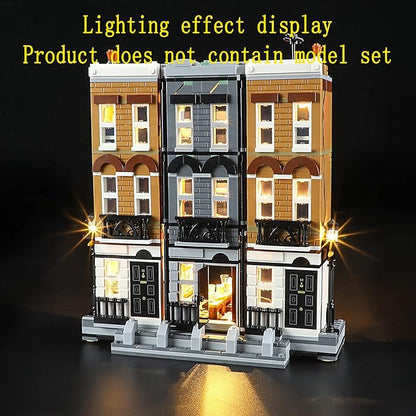 LED Light Kit Compatible with Lego 12 Grimmauld Place - Lighting Set for 76408 Building Model (Model Set Not Included)