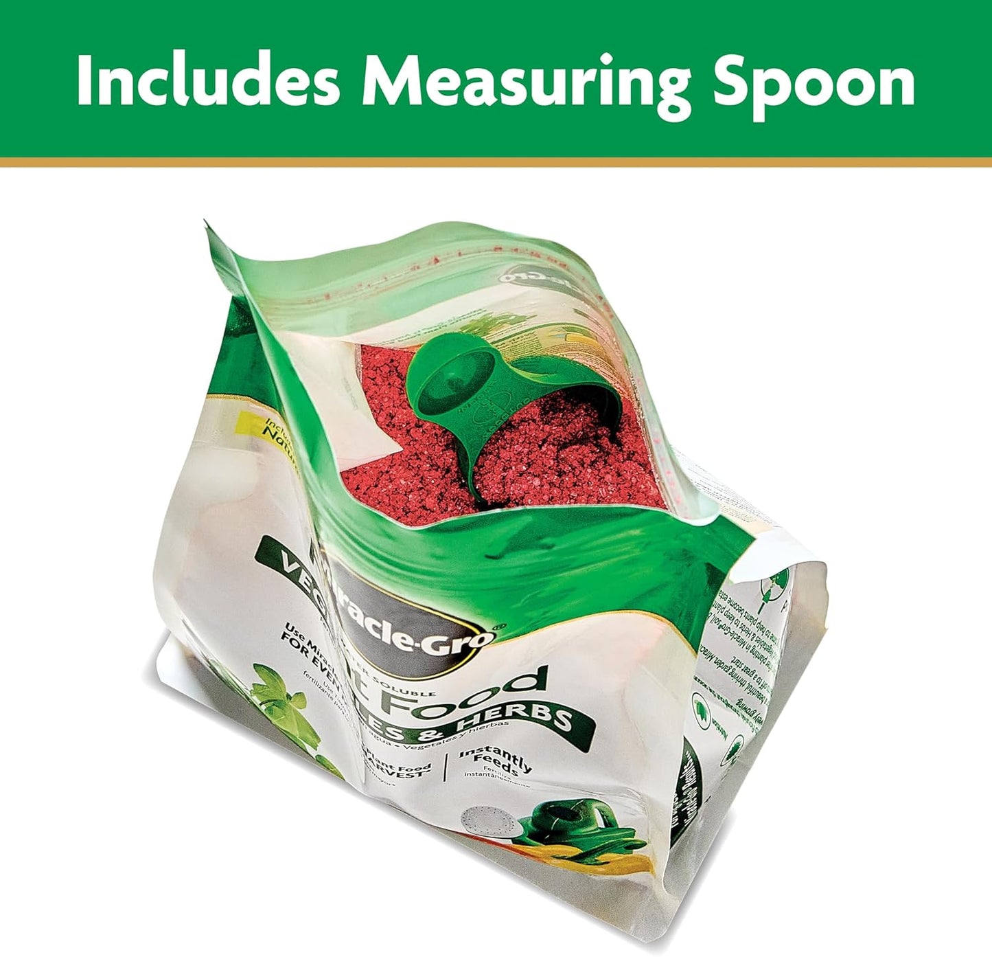 Miracle-Gro Water-Soluble Plant Food - Boost Vegetable & Herb Growth - 2 lbs for Abundant Harvest