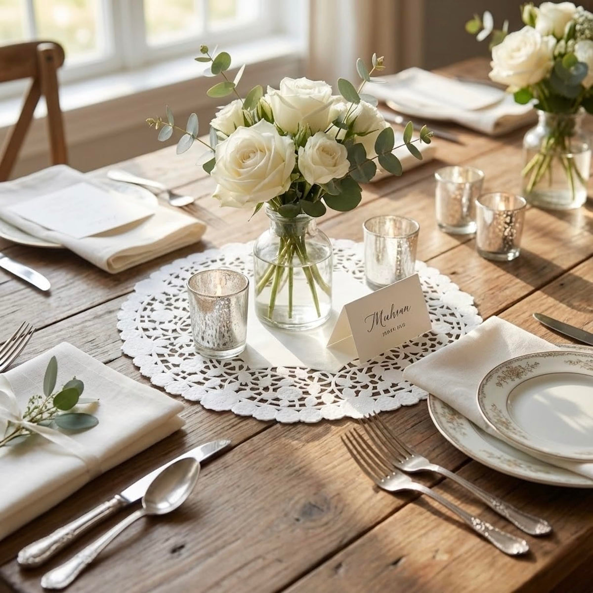 The Baker Celebrations White Paper Lace Doilies, Round, 10-inch, 100 Count