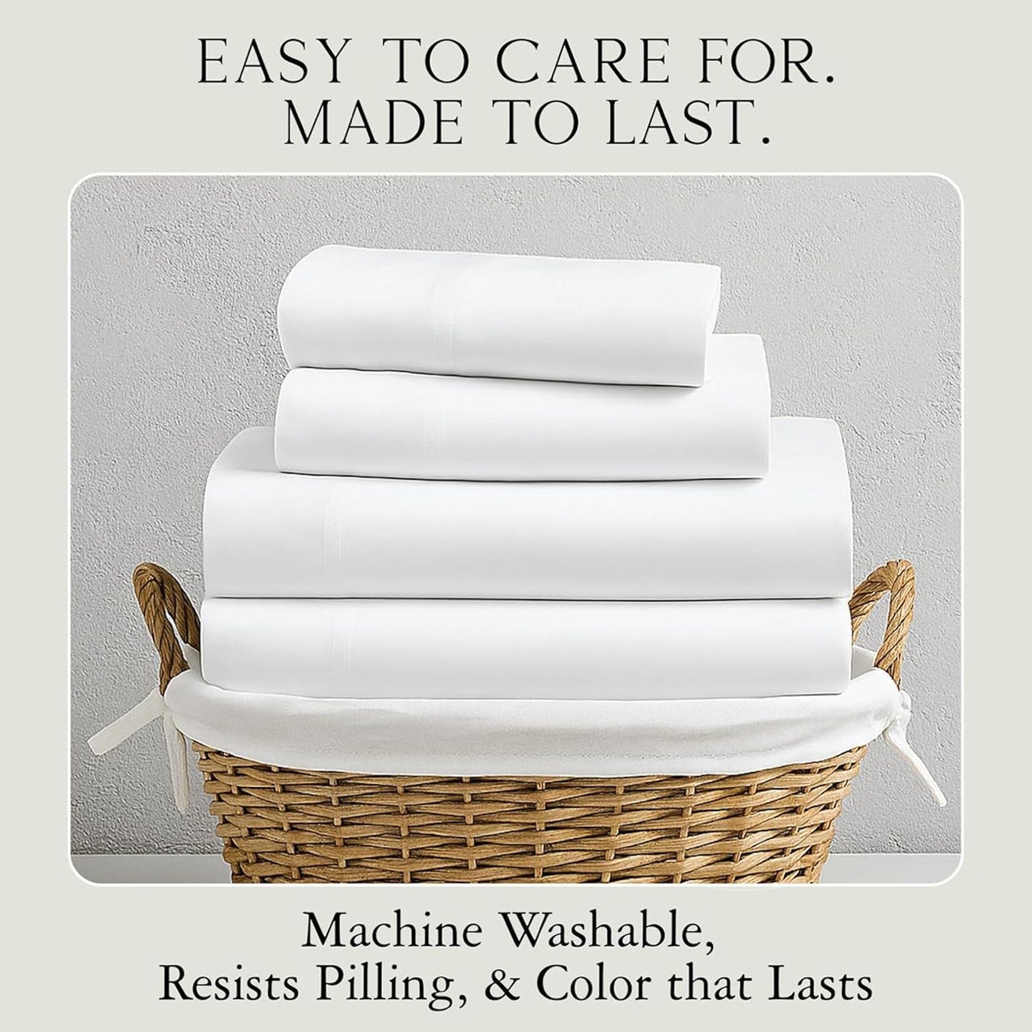 KARISSA MAE King Size Cooling Bamboo Viscose Sheet Set - 100% FSC Certified, Hypoallergenic, Sea Glass