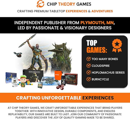 Chip Theory Games Too Many Bones: Polaris Dice-Builder Strategic Fantasy RPG Game for Ages 14 and Up 1-4 Players