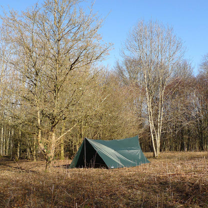 DD Hammocks - DD Tarp 5x5 - Olive Green (16ft x 16ft) - 100% Waterproof Lightweight & Multifunctional Rainfly Extra Large Tarp Tent Group Shelter for Camping Day Trips Adventure & Scouts