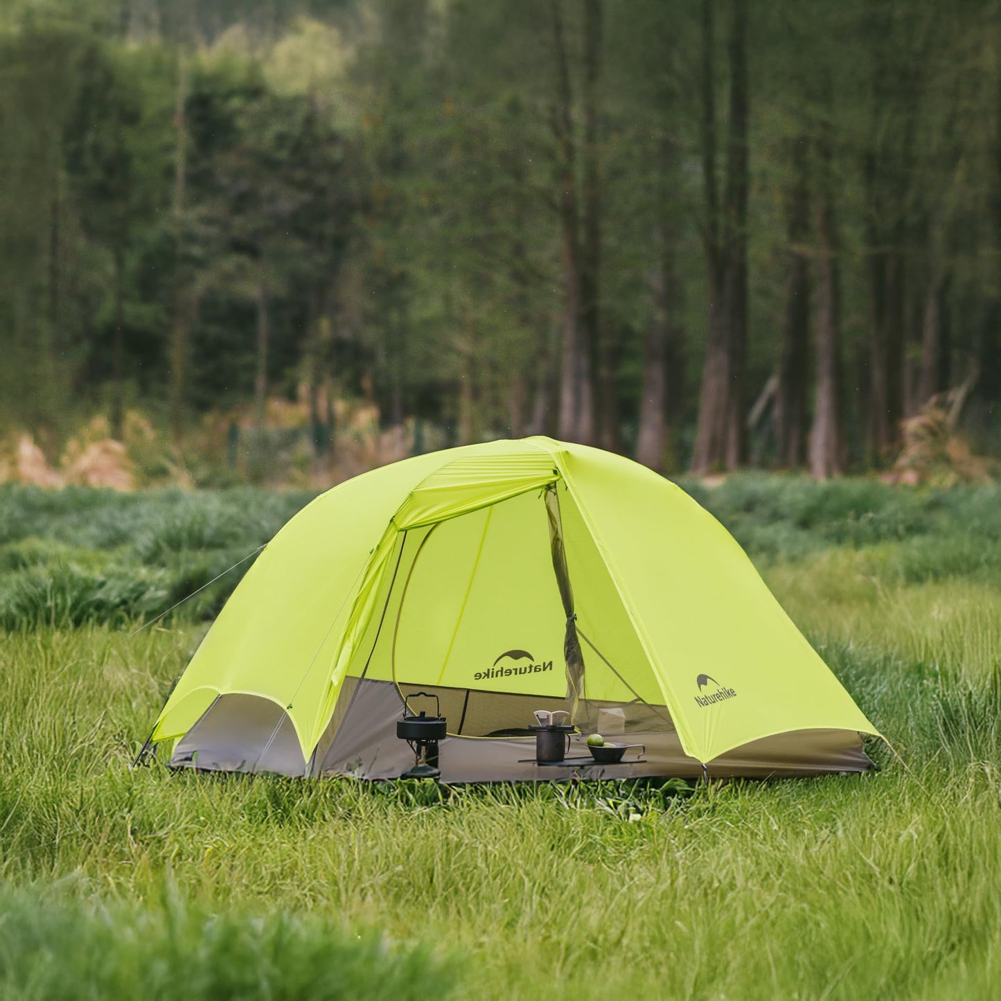Naturehike Star Trail 2.3lb One Person Tent, Easy Setup, Compact, Spacious, Ultralight 1 Person Backpacking Tent for Camping, Outdoor, Hiking and Mountaineering