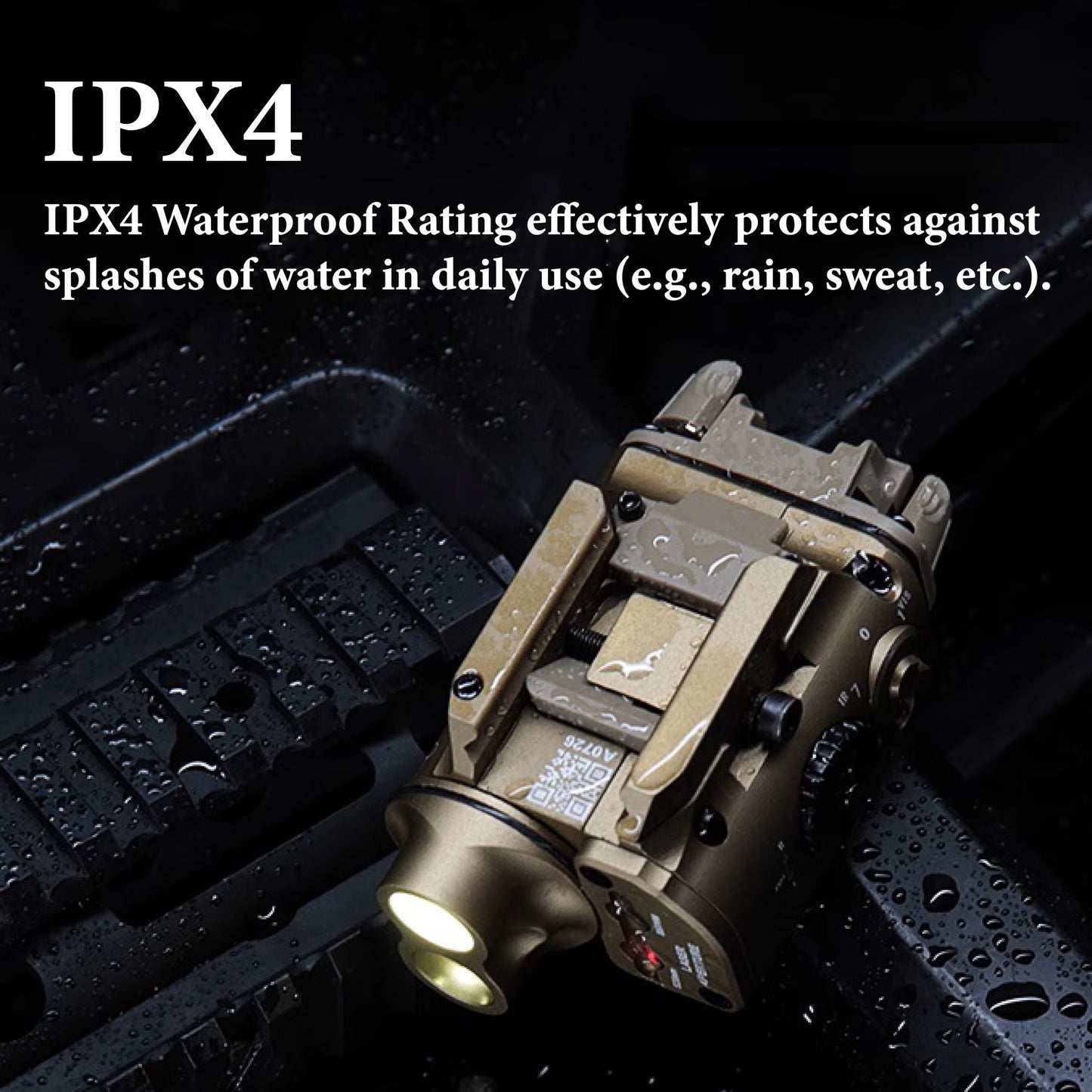 FMATAL GEAR XVL2 Style Light IR Laser + IR Illum + Red Laser + White LED Flashing Sight for AEG GBB CQB Cosplay | Display (DE)