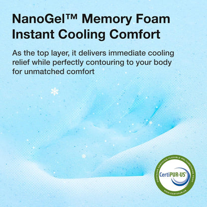 Novilla Twin Mattress - 6 Inch Gel Memory Foam Mattress for Kids | Cooling Sleep & Pressure Relief, CertiPUR-US Certified