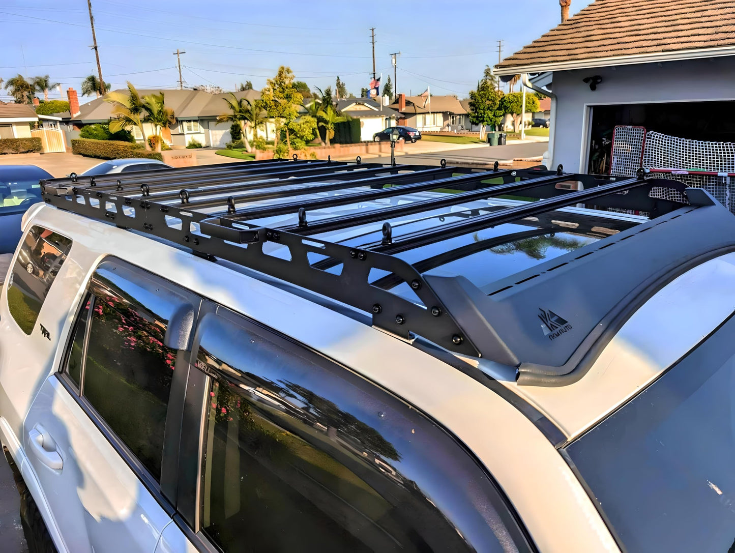TKMAUTO Black Roof Rack Cargo Storage Compatible with 2010-2024 4Runner (Full Size)