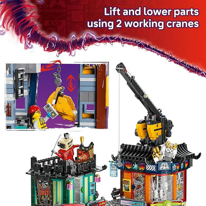 LEGO NINJAGO City Workshops Building Toy - Ninja Set for Boys &amp Girls Ages 14+ - Gift for Teens - Includes 10 Minifigures and a Mech - for Play and Display - 71837