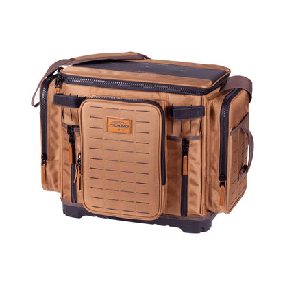 Plano Guide Series 3700 XL Tackle Bag, Beige 1680 Denier Fabric with Waterproof Base, Includes 10 StowAway Utility Organization Boxes, Large Premium Fishing Storage